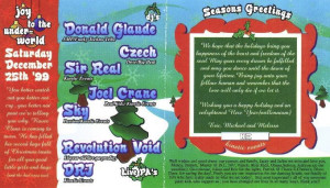 Christmas 1999 Joy to the Underworld rave