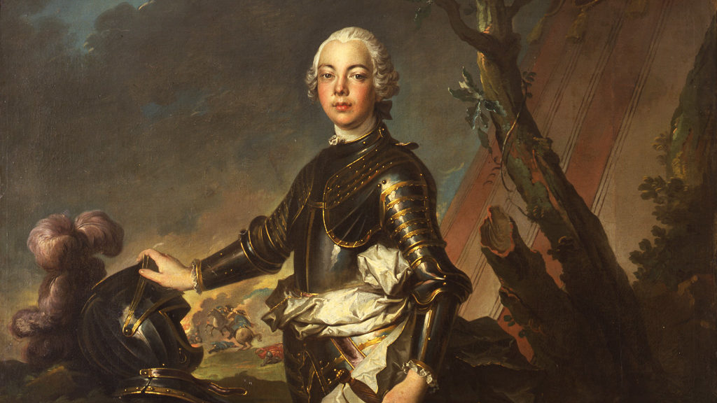 Louis Tocqué, Portrait of a Young Man in Armor, ca. 1745-1750, oil on canvas